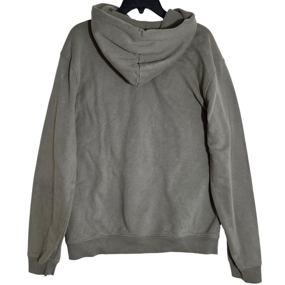 Gap Hoodie Men's Medium Light Olive Green Pullover Fleece Sweatshirt Good Basic - Picture 3 of 7